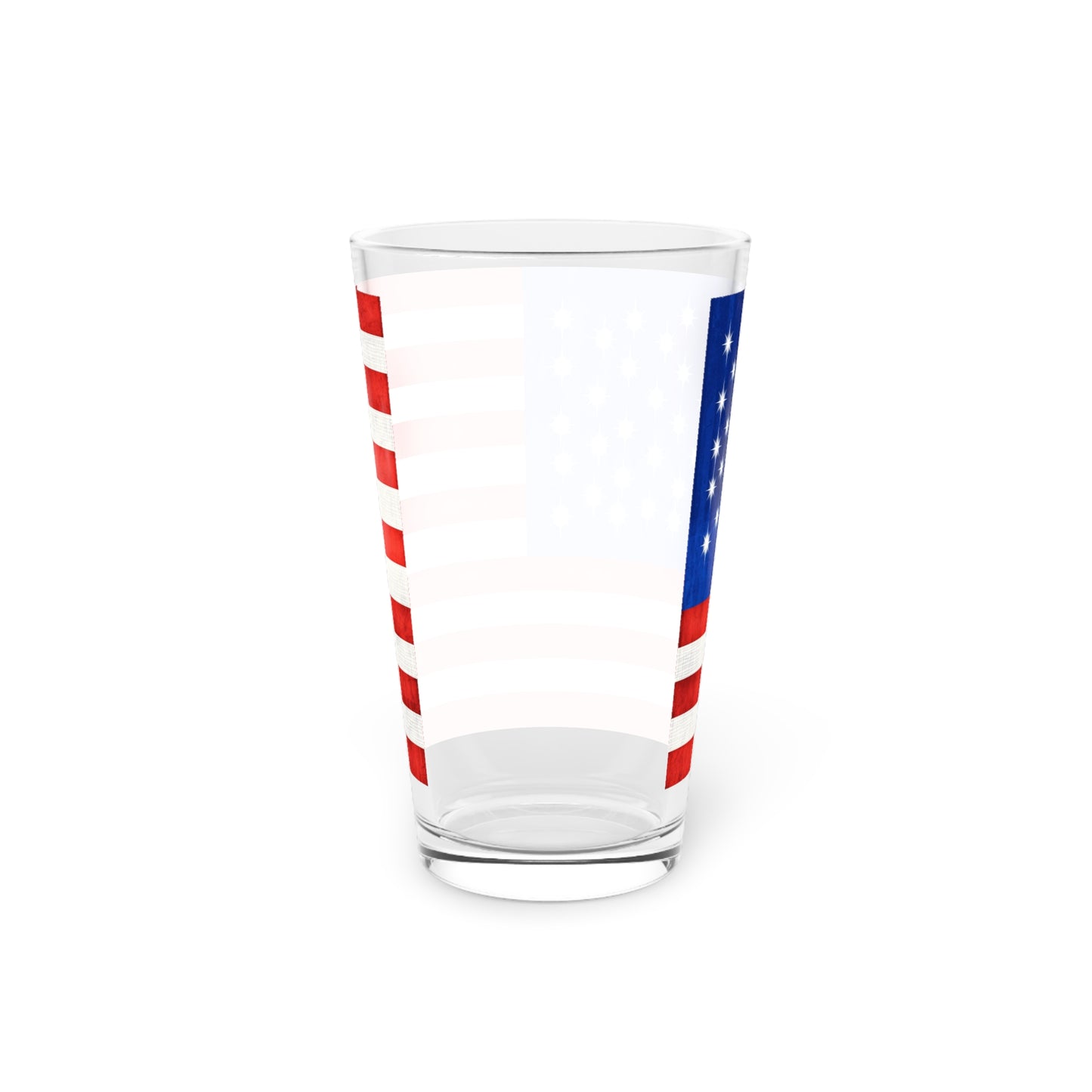 American Flag Pint Glass, 16oz