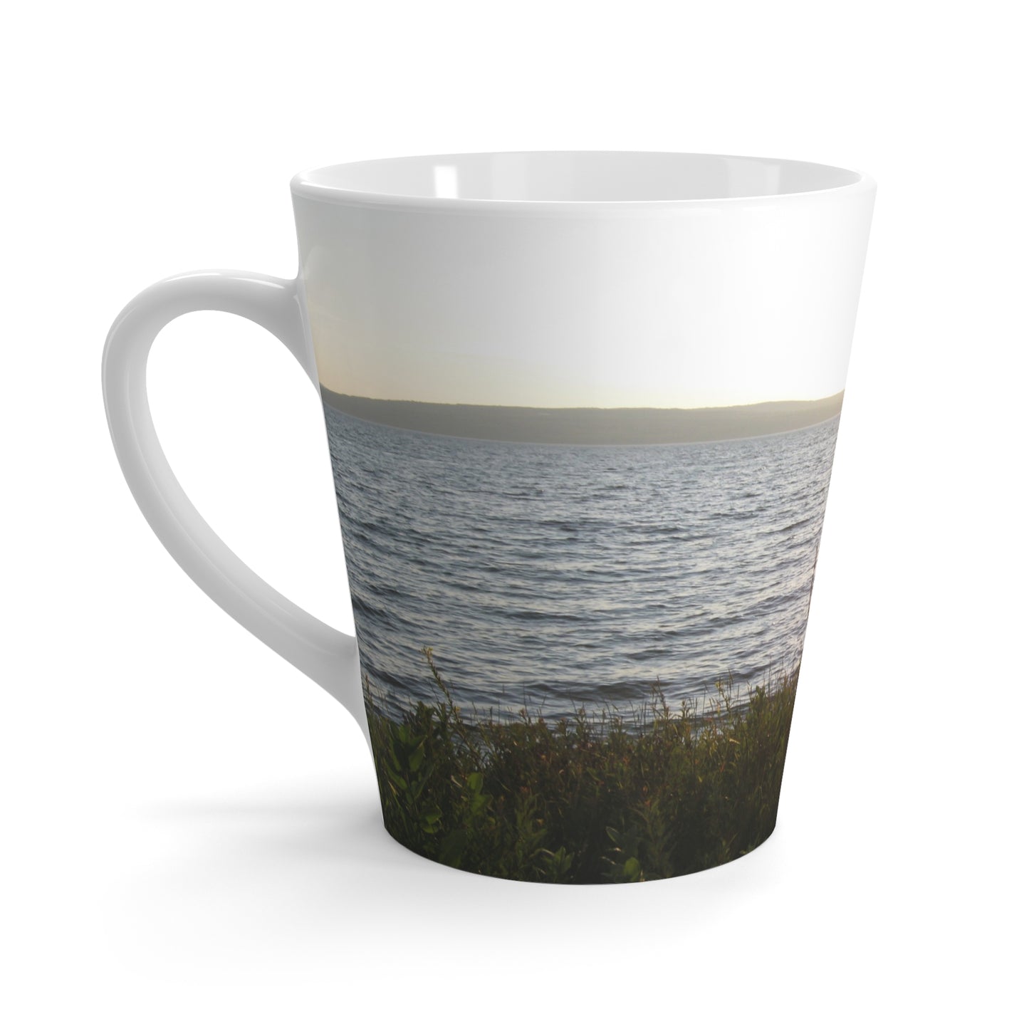 Sunset On Lake Superior Latte Mug