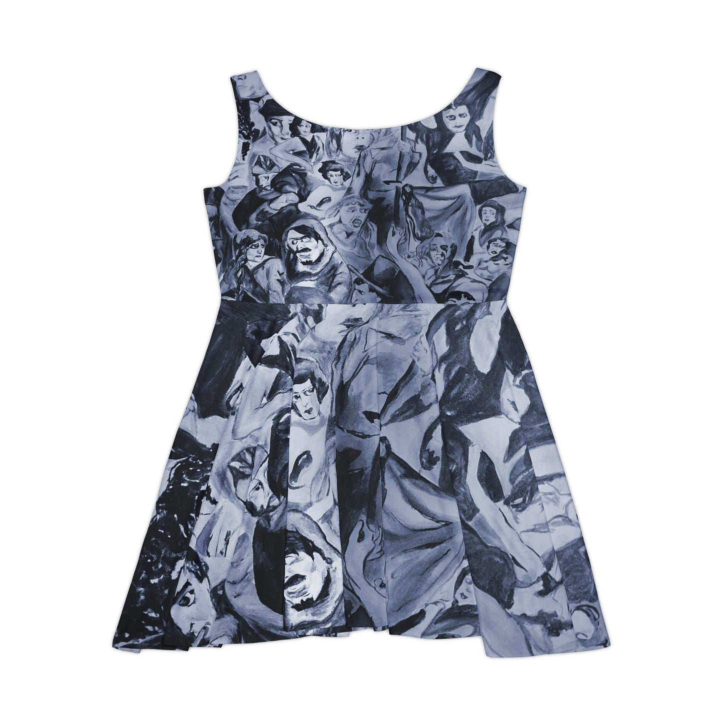 Silents Women's Skater Dress (AOP)