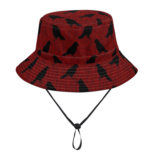 Ravens Pattern Fishermans Hat