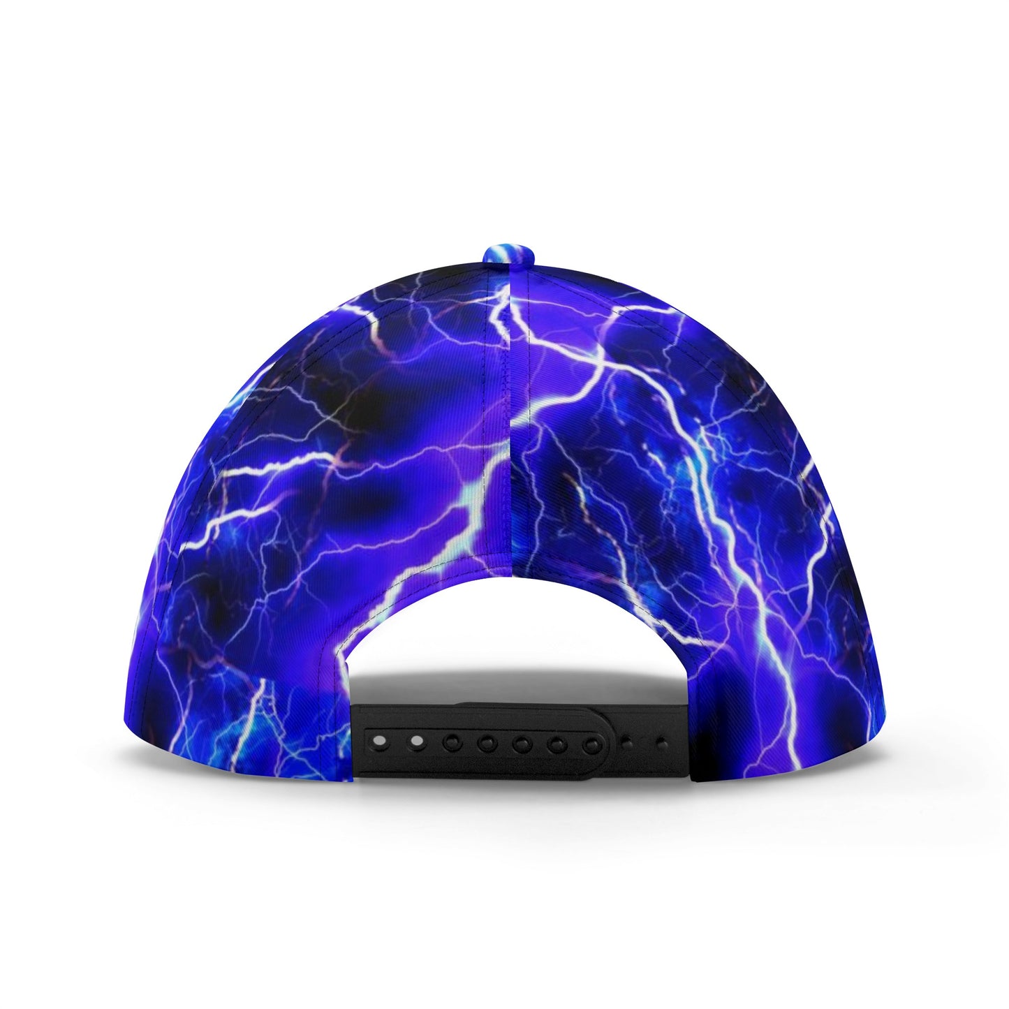 Blue Lightning All Over Printing Baseball Caps