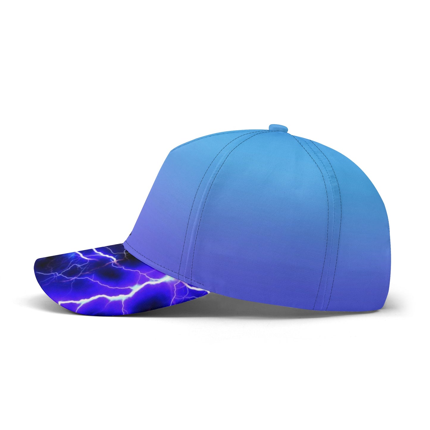 Create Your Own Blue Gradient Baseball Cap