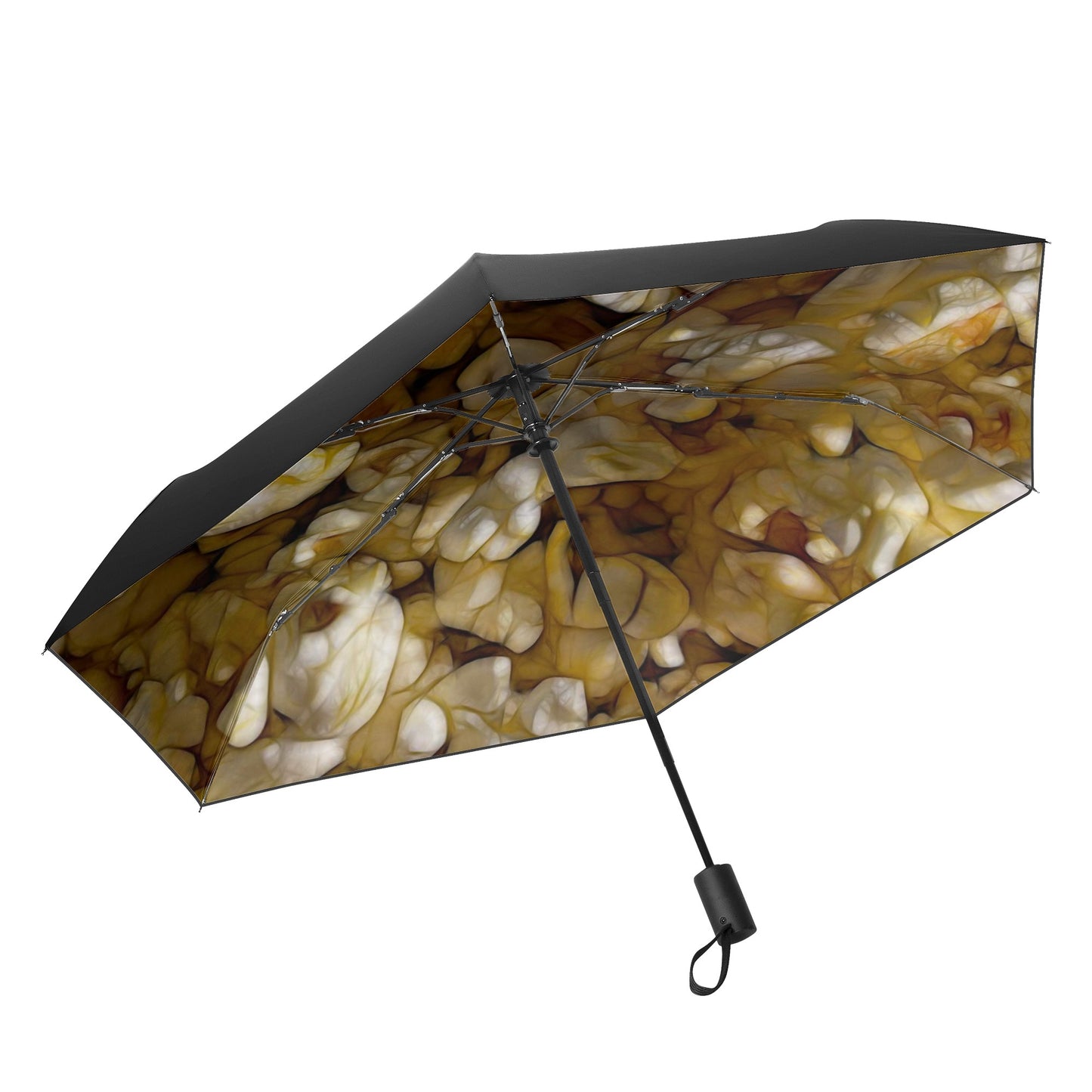 Buttered Popcorn Fully Auto Open & Close Umbrella Printing Inside