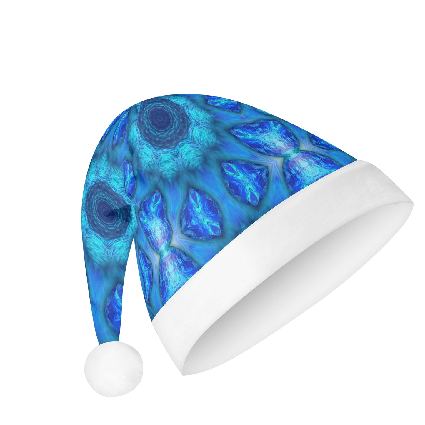 Blue Ocean Kaleidoscope Christmas Santa‘s Hats