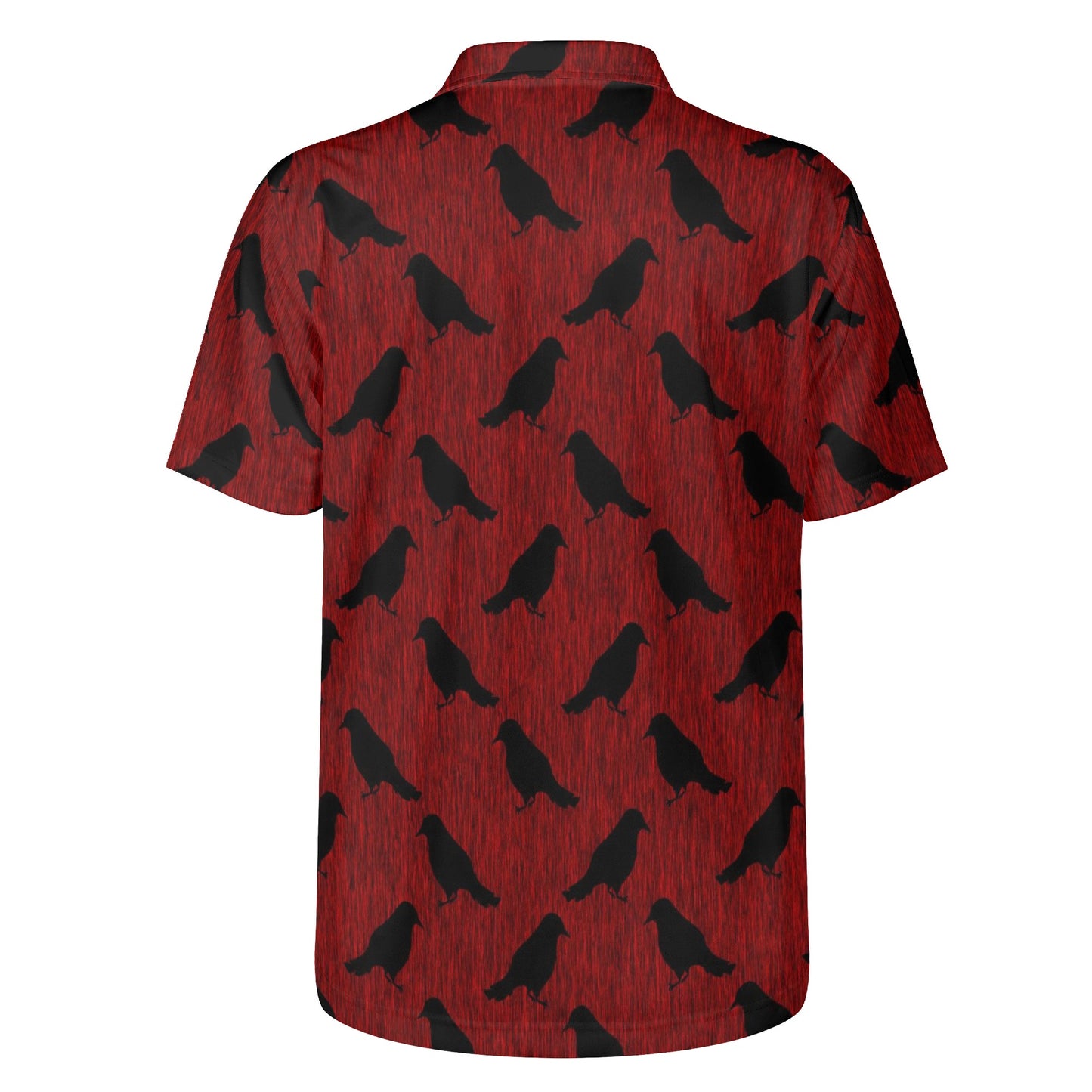 Ravens Pattern Mens All Over Print Polo Shirt