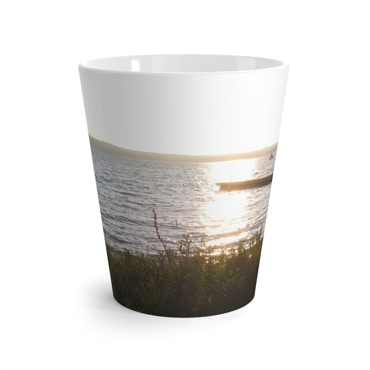 Sunset On Lake Superior Latte Mug