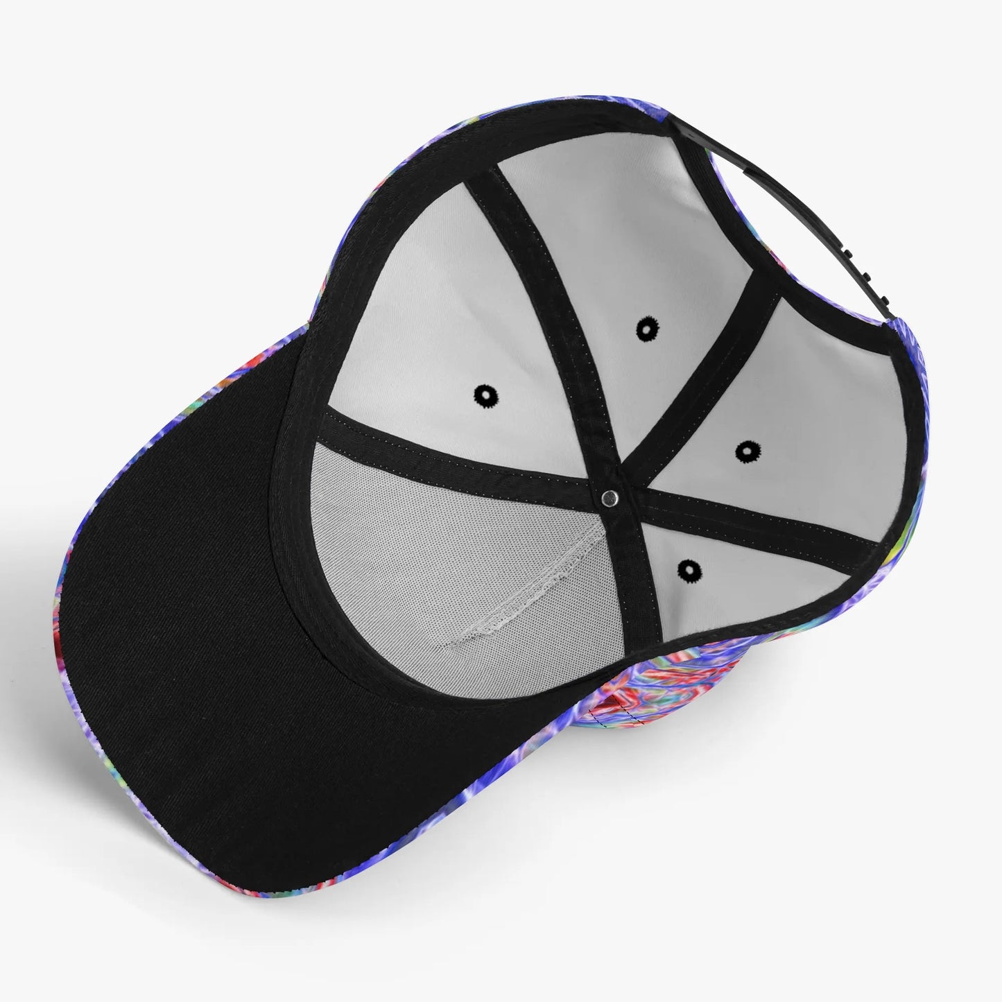 Blue Red Kaleidoscope All-over Print Baseball Cap