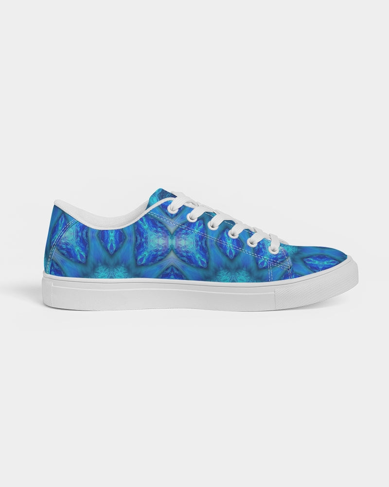 Blue Ocean Kaleidoscope Women's Faux-Leather Sneaker