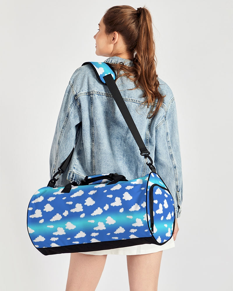 Clouds Pattern Sports Duffle Bag