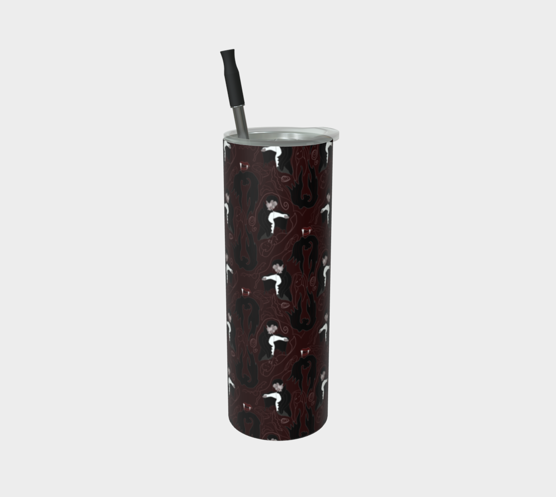 Vampire Pattern Stainless Steel Tumbler