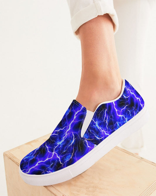 Blue Lightning Women's Slip-On Canvas Shoe