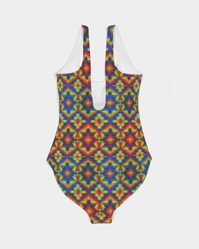 Carnival Kaleidoscope Women's All-Over Print One-Piece Swimsuit