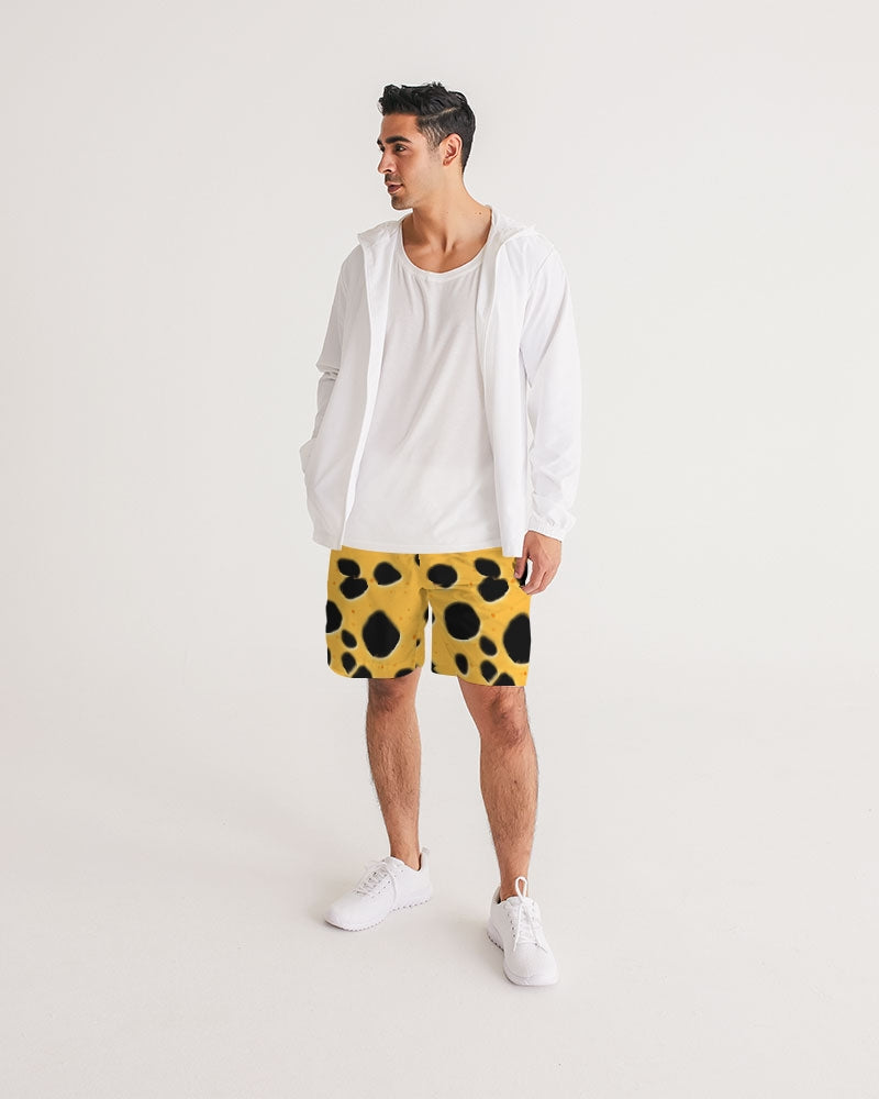 Cheese Men's All-Over Print Jogger Shorts