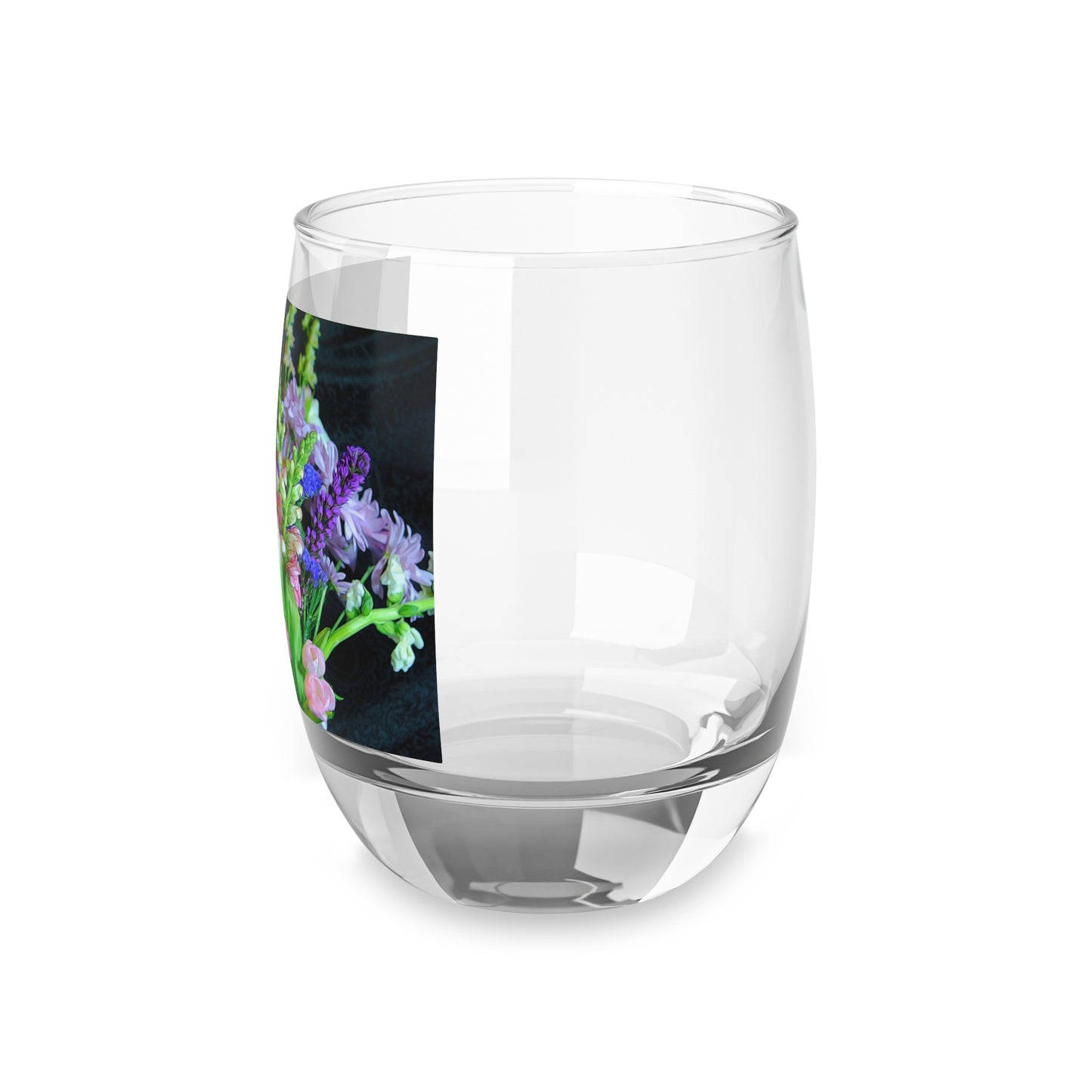 Flowers 15 Whiskey Glass