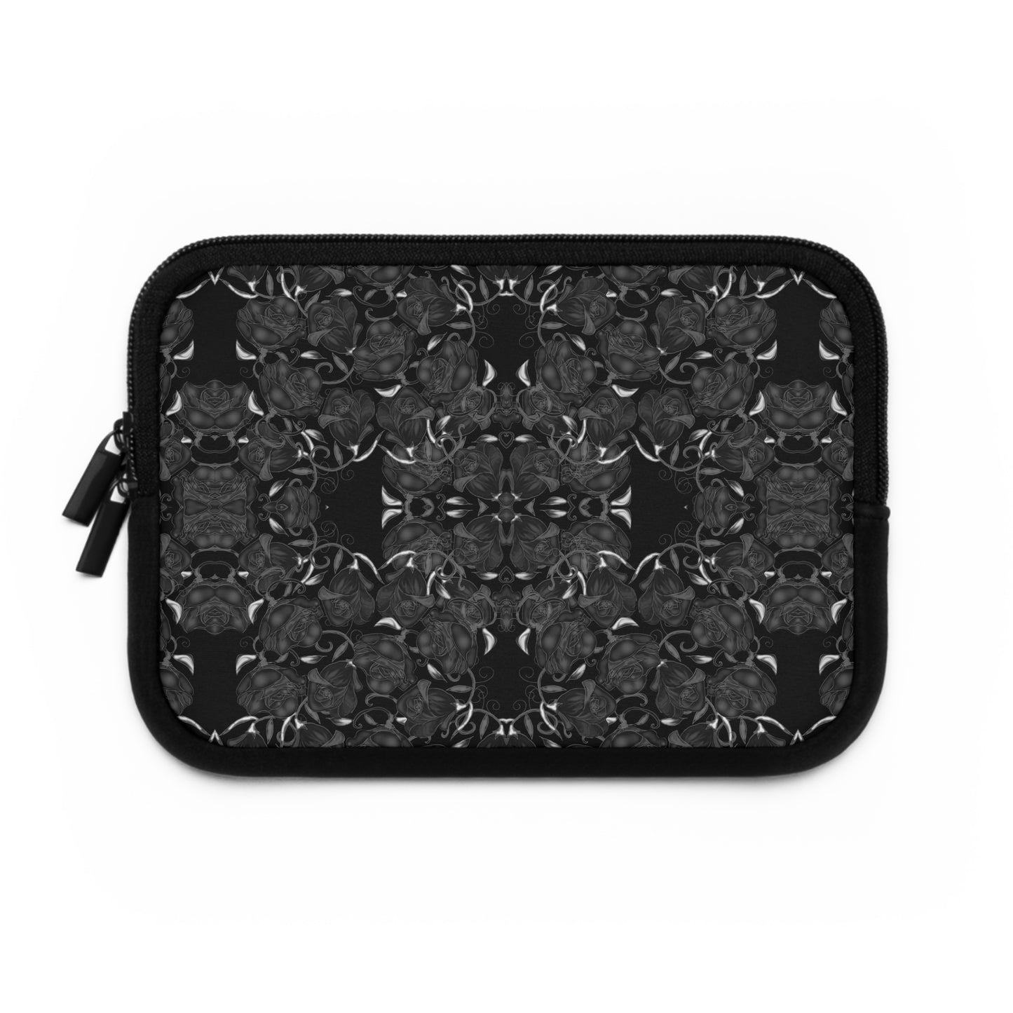 Black Roses Pattern Laptop Sleeve