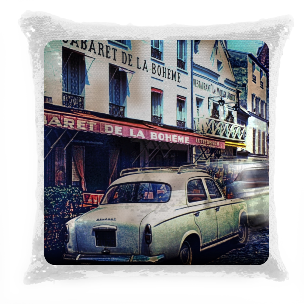 Cuscino Pailettes French Cafe 1967 Sequin Pillow