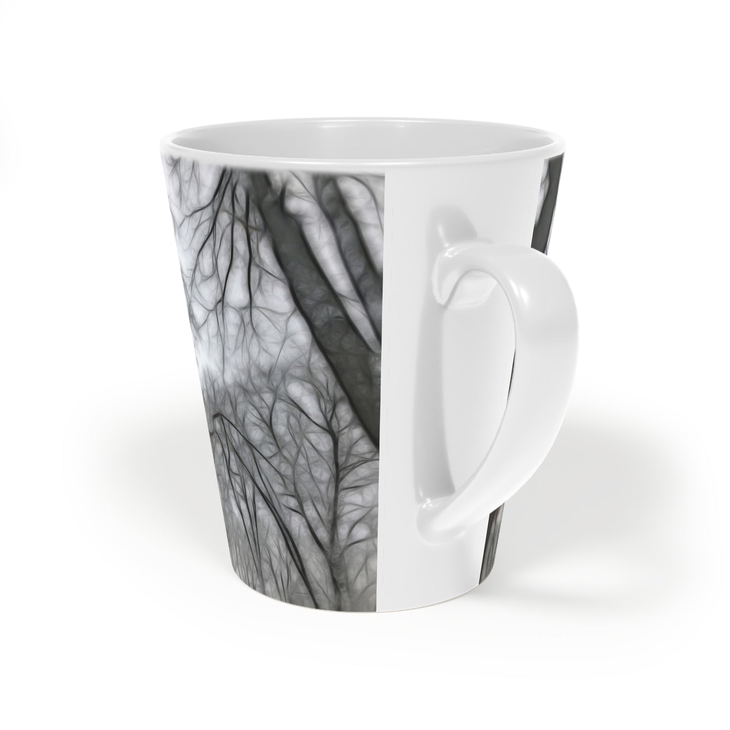 Calm Winter View Latte Mug, 12oz