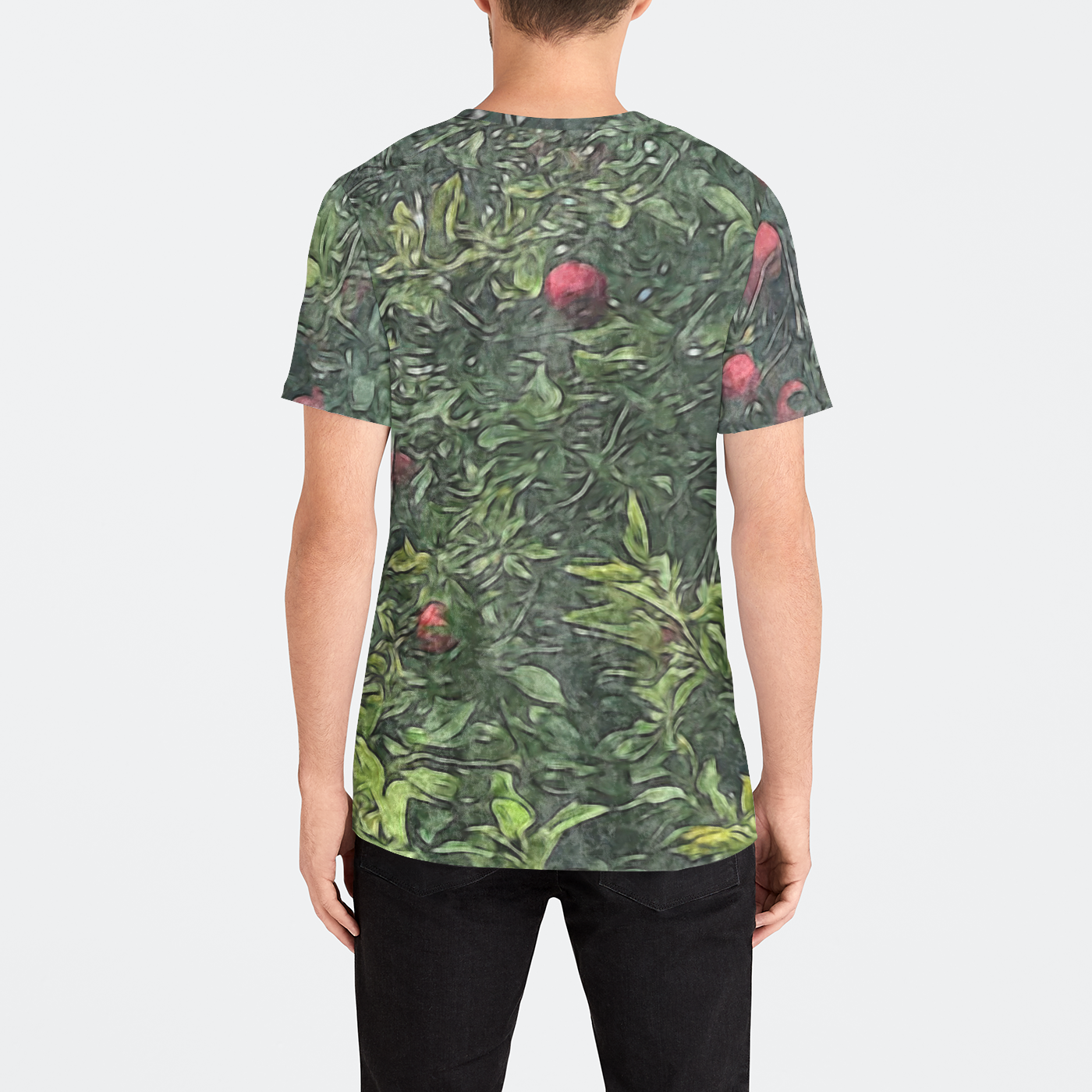 Apple Tree Close Up Mens Velvet Tee