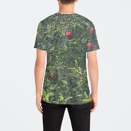 Apple Tree Close Up Mens Velvet Tee