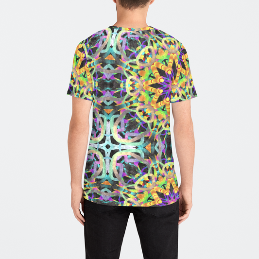 Carnival Kaleidoscope Mens Velvet Tee