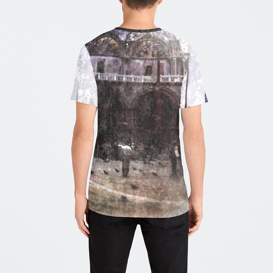 St Marks In Venice Mens Velvet Tee