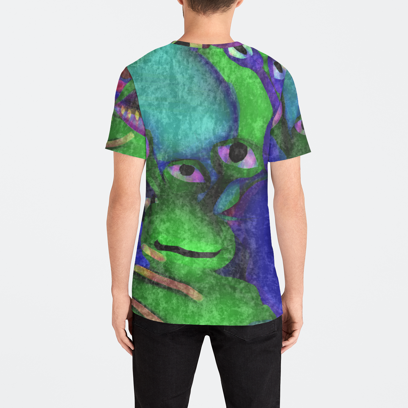 Aliens Mens Velvet Tee