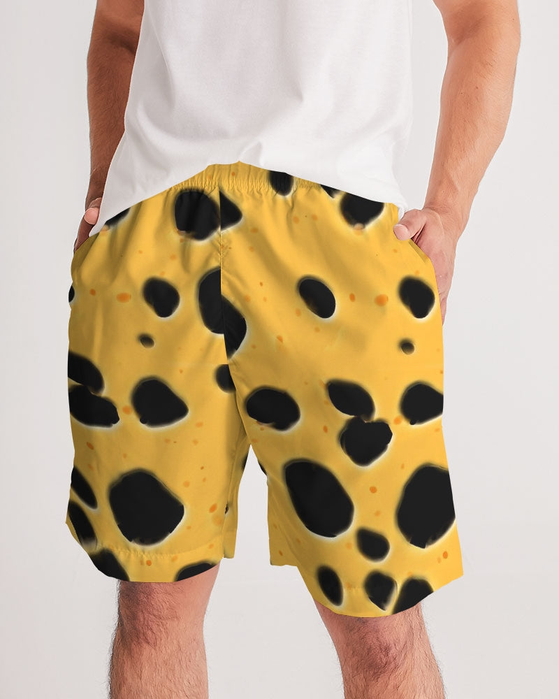 Cheese Men's All-Over Print Jogger Shorts