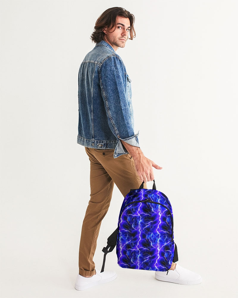 Blue Lightning Large Backpack