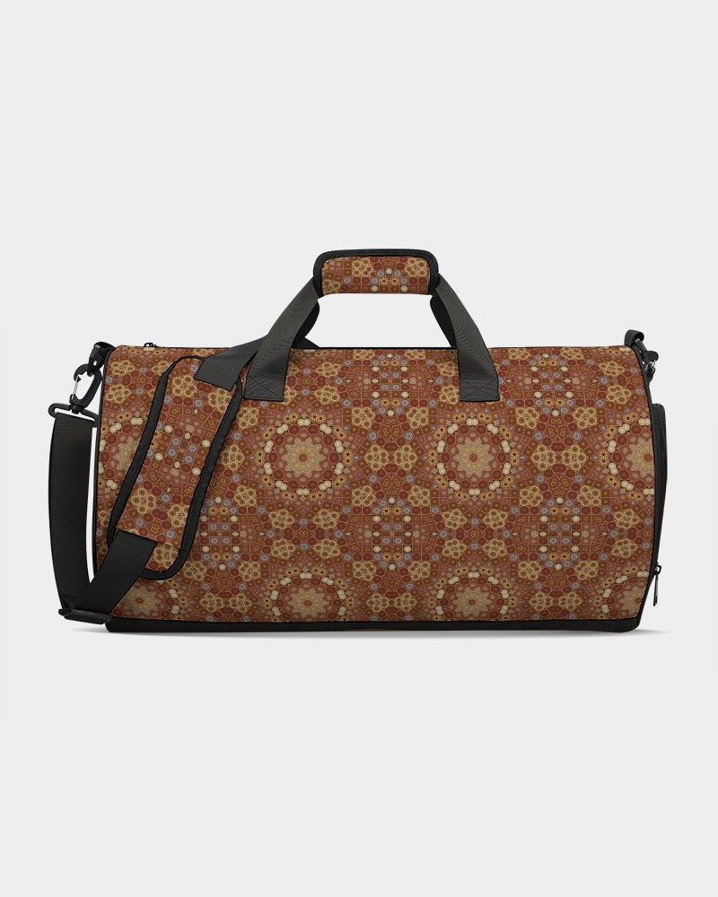 Checkered Star Geometry Sports Duffle Bag