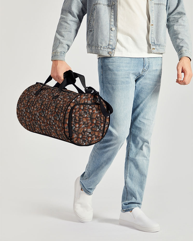 Coffee Bean Pattern Sports Duffle Bag