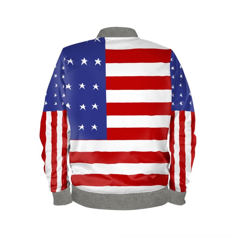 American Flag Mens Bomber Jacket