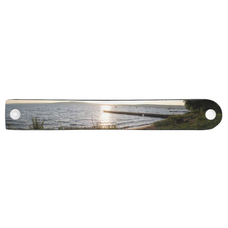 Madeline Island Sunset Neoprene Wristband