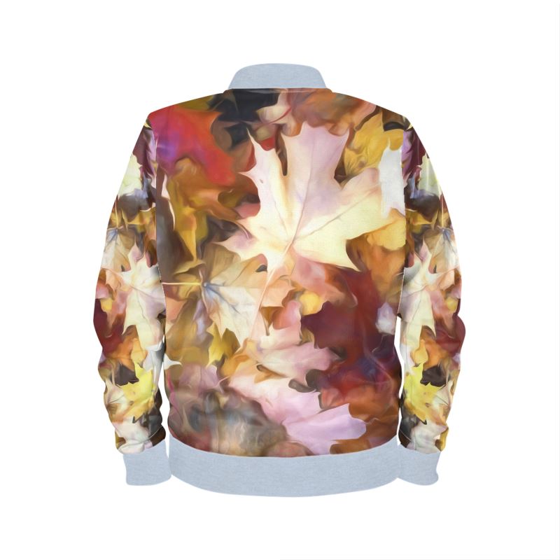 Fall Leaves Bright Mens Bomber Jacket