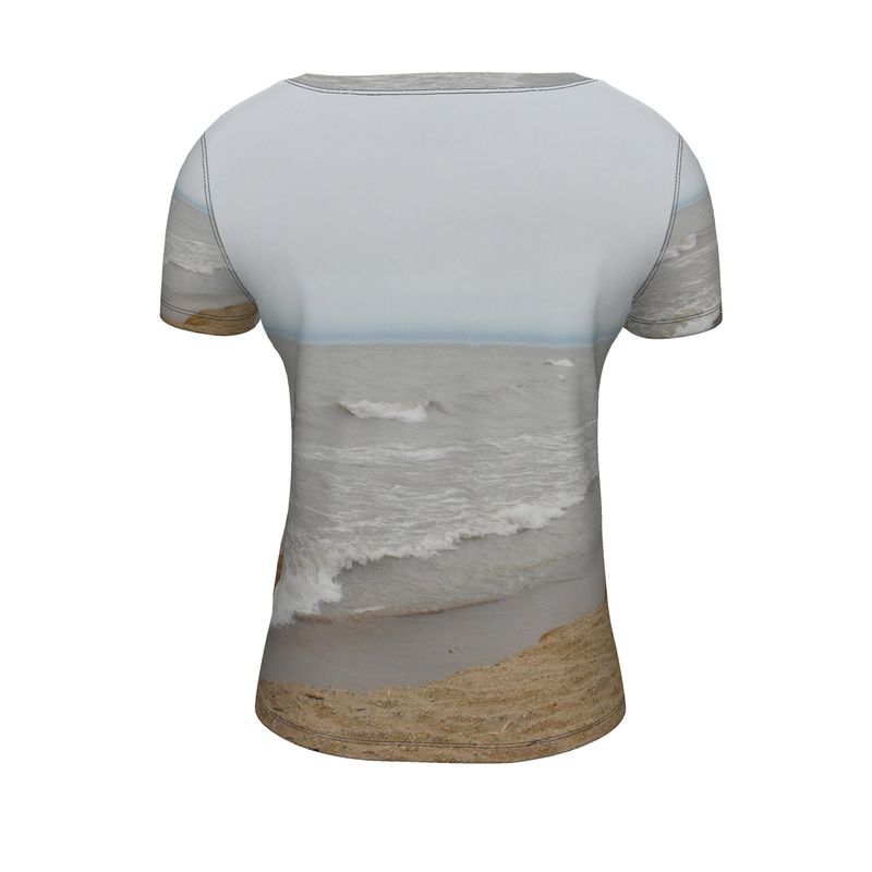 Lake Michigan Ladies Scoop Neck Tshirt