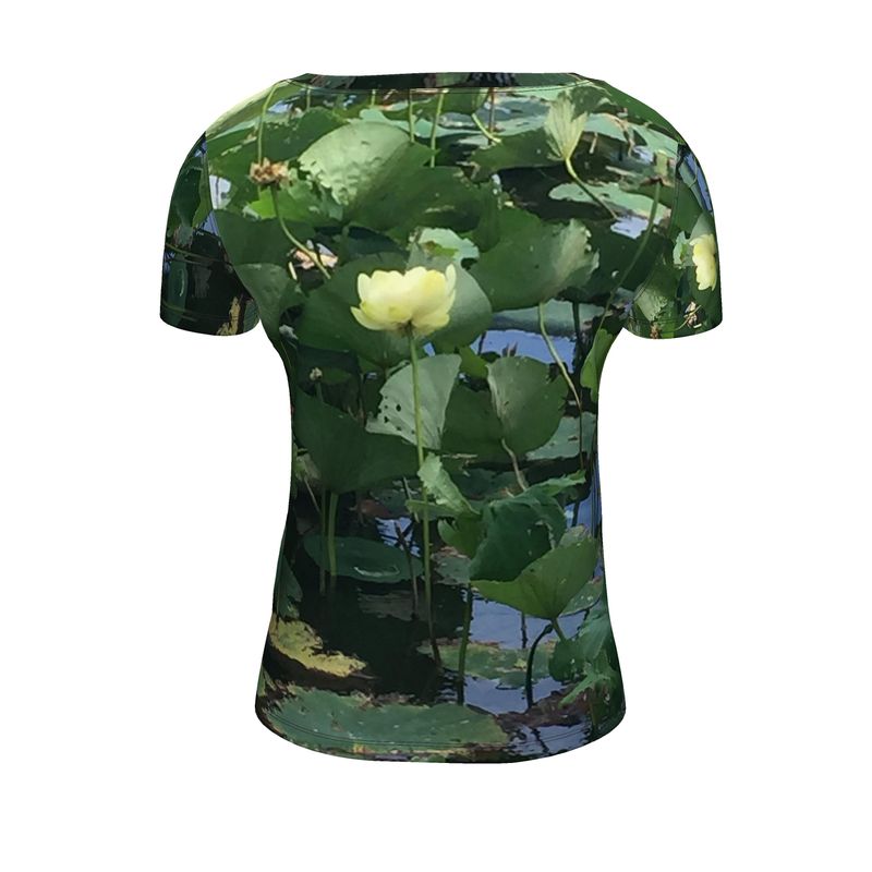 Lotus Pond Scoop Neck Tshirt