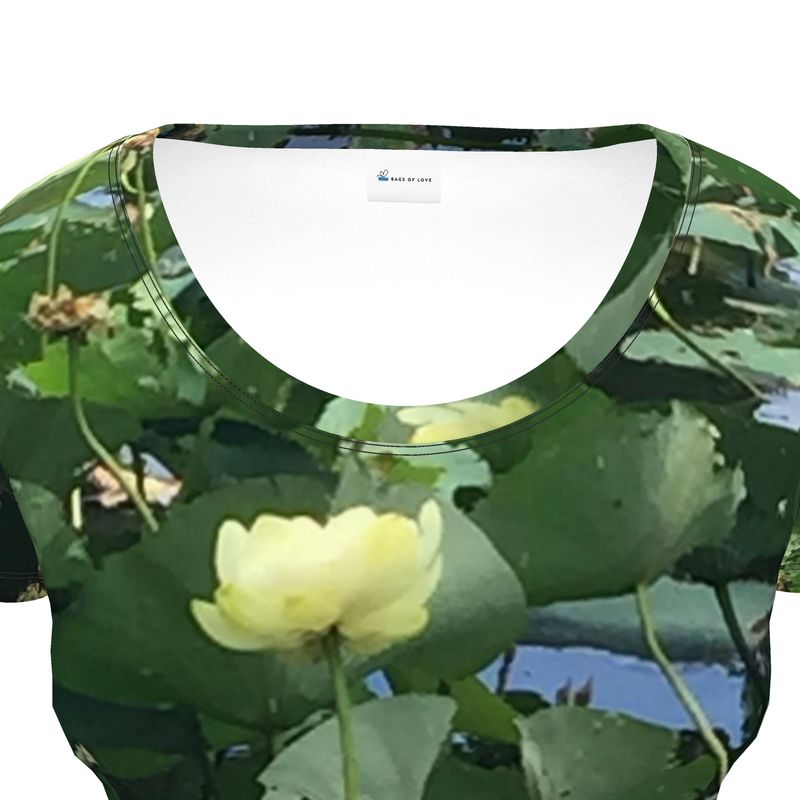 Lotus Pond Scoop Neck Tshirt