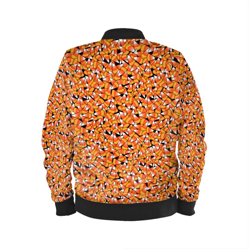 Candy Corn Pattern Mens Bomber Jacket