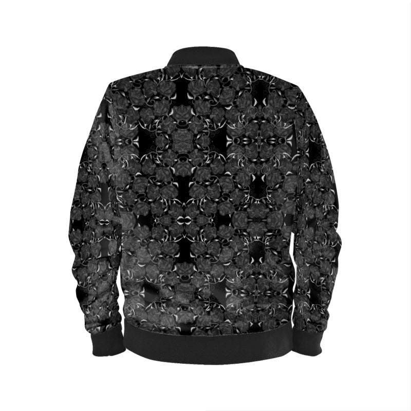 Black Roses Mens Bomber Jacket