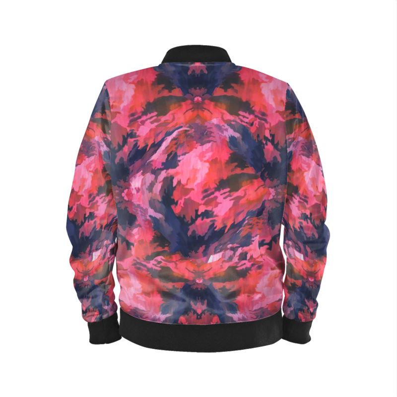 Pink Camo Mens Bomber Jacket