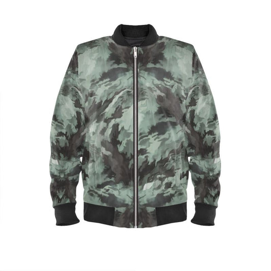 Green Camo Men's Bomber Jacket