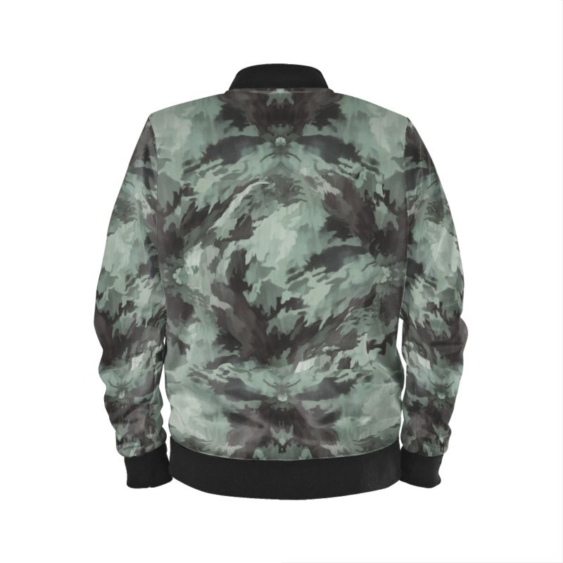 Green Camo Men's Bomber Jacket