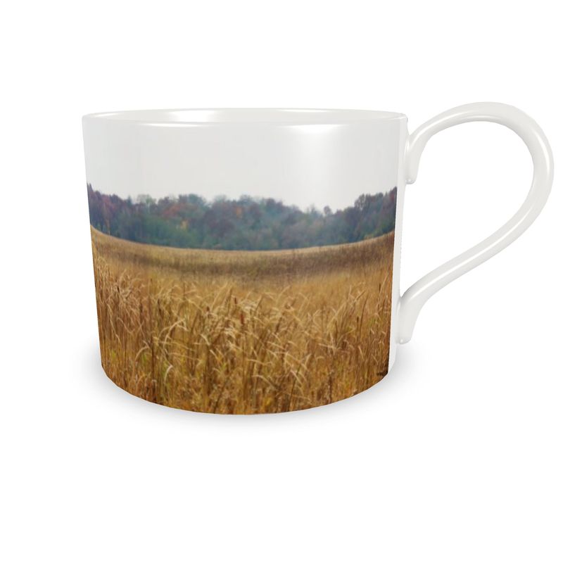 Autumn Prairie Grass Cup and Saucer