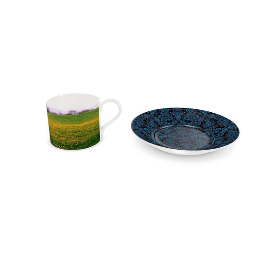 Dandelion Field Cup and Saucer