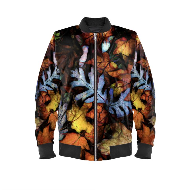 Mid October Leaves Mens Bomber Jacket