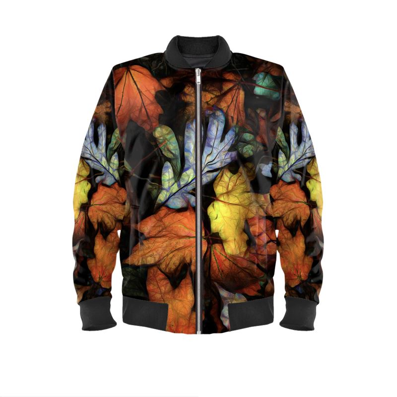 Mid October Leaves 2 Mens Bomber Jacket