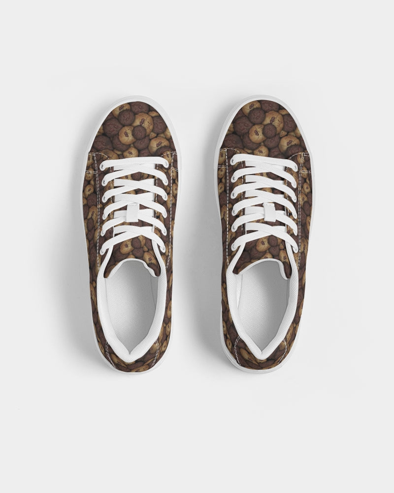 Chocolate Chip Cookies Women's Faux-Leather Sneaker