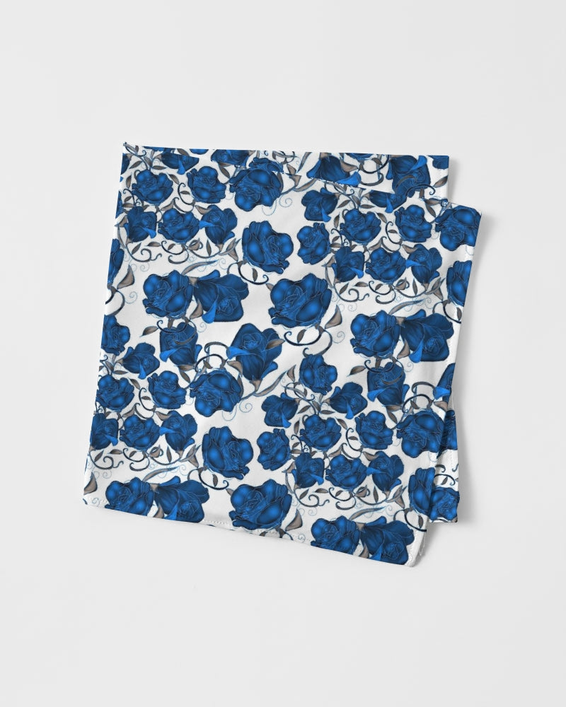 Blue Roses Bandana Set