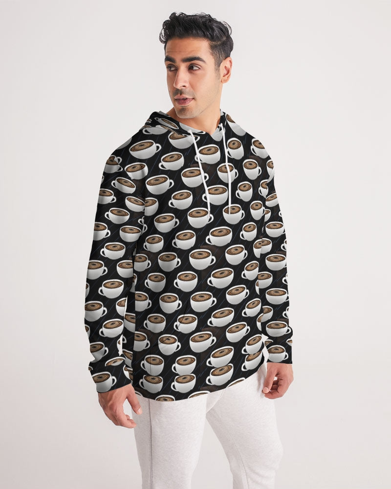 Coffee Pattern Men's All-Over Print Hoodie