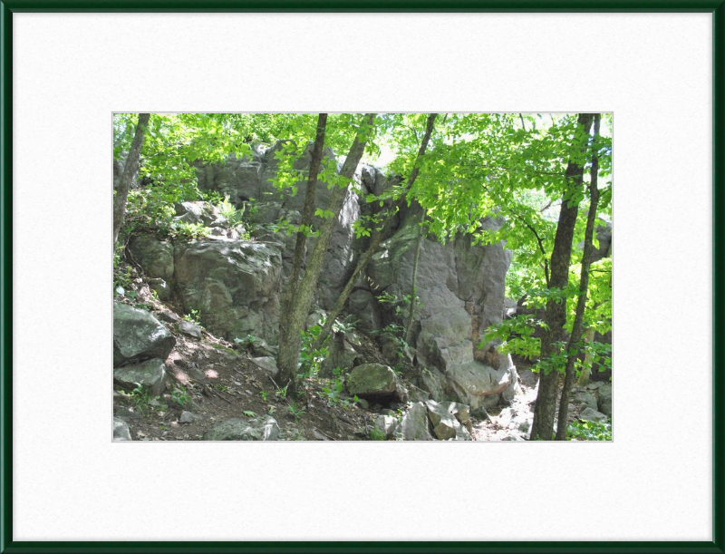 Rocky Crags Framed Print