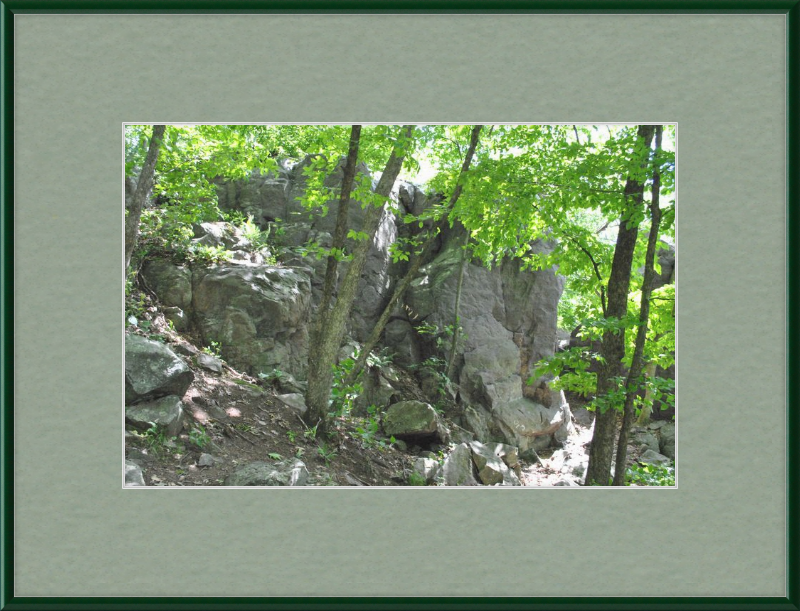 Rocky Crags Framed Print